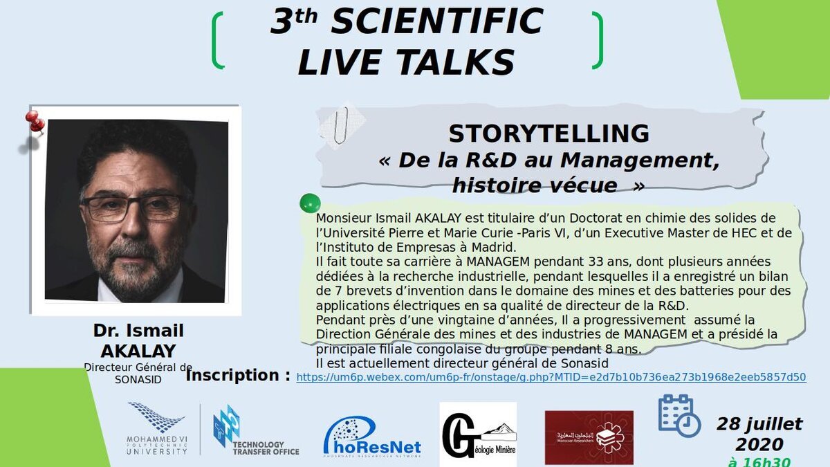 3éme Scientific Live Talks