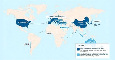 Vers quels marchés l'hydrogène vert des régions à fort potentiel renouvelable doit-il être destiné en priorité ?